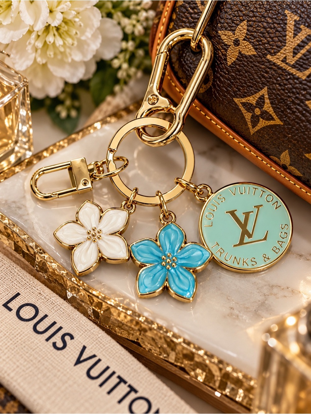 Louis Vuitton zipper pull charm